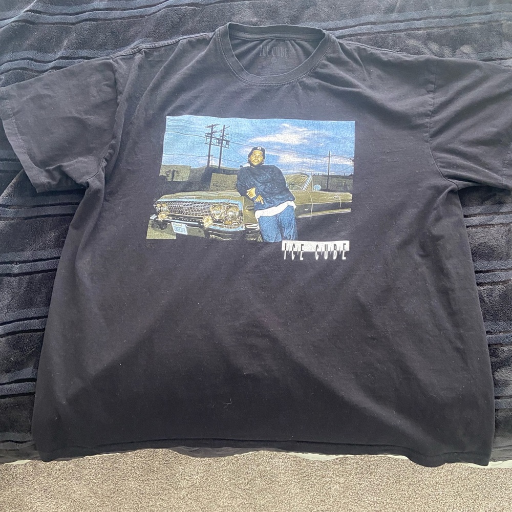 Black Ice Cube Graphic T-Shirt Size XXl